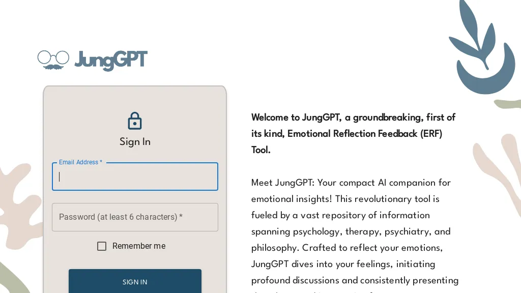JungGPT website