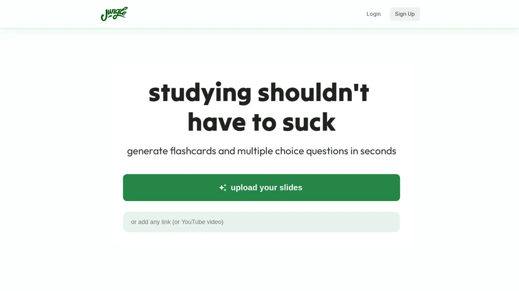 JungleAI website