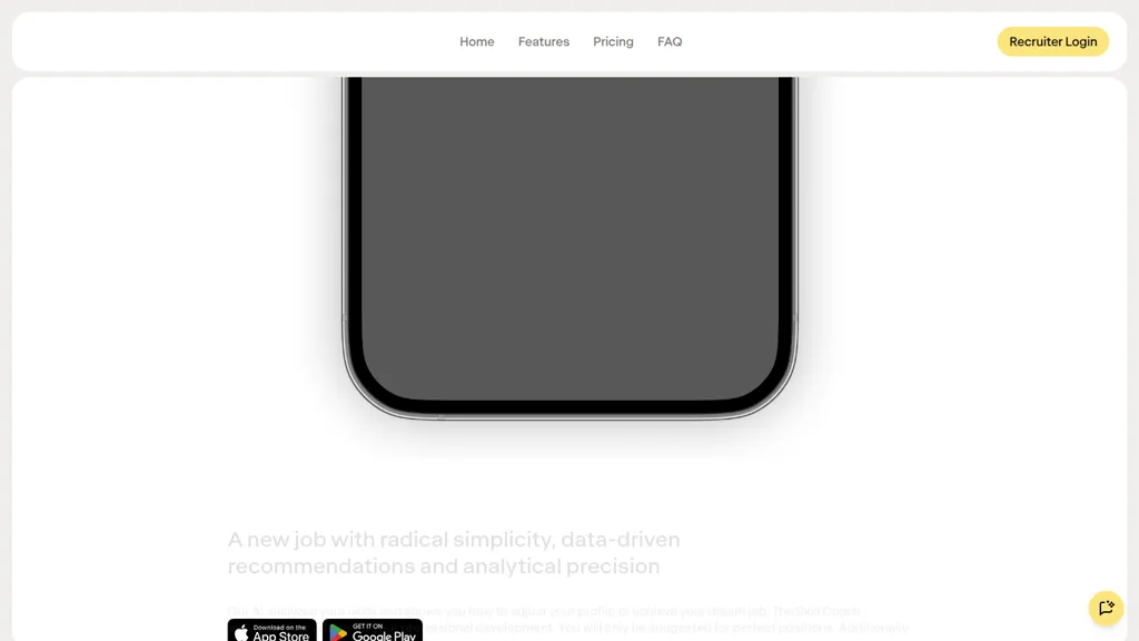 Justmatch AI tool screenshot
