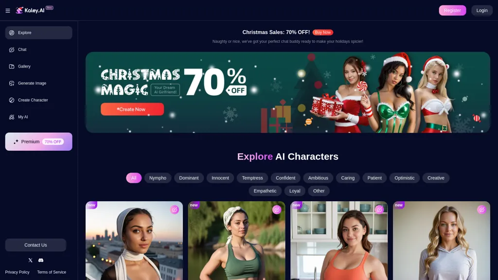 Kaley.AI website