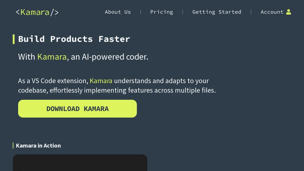 Kamara website
