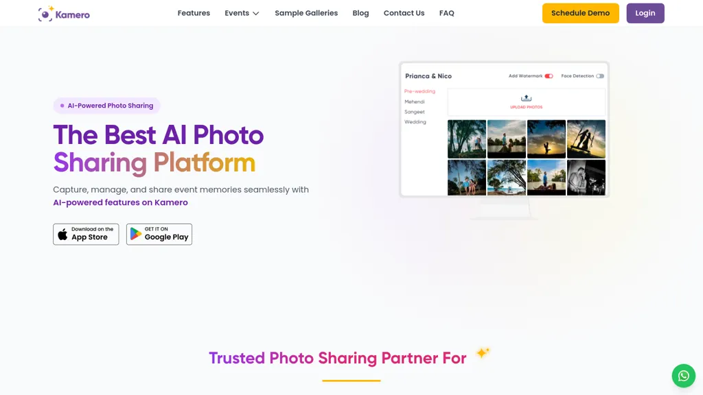 Kamero website