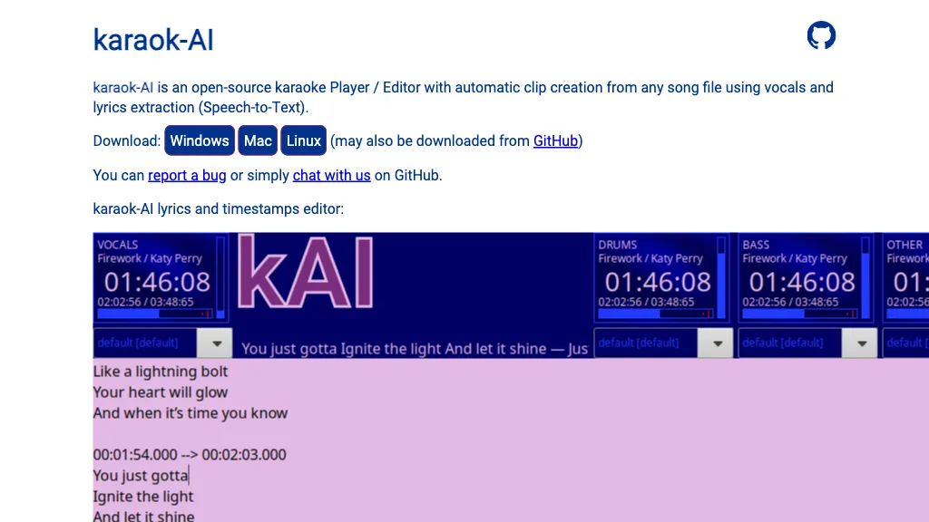 karaok-AI website
