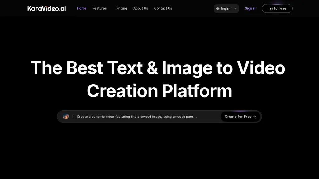 KaraVideo AI tool screenshot