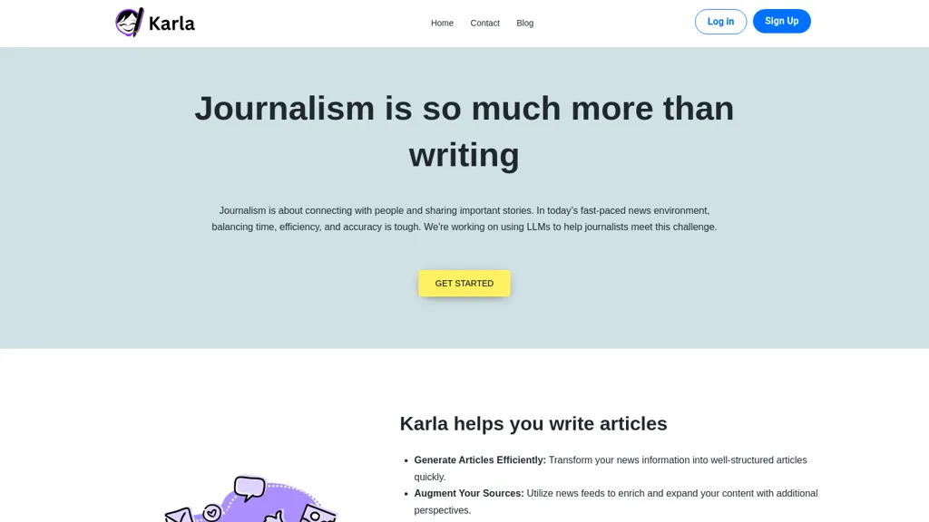 Karla website