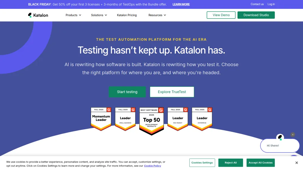 Katalon Studio AI tool screenshot