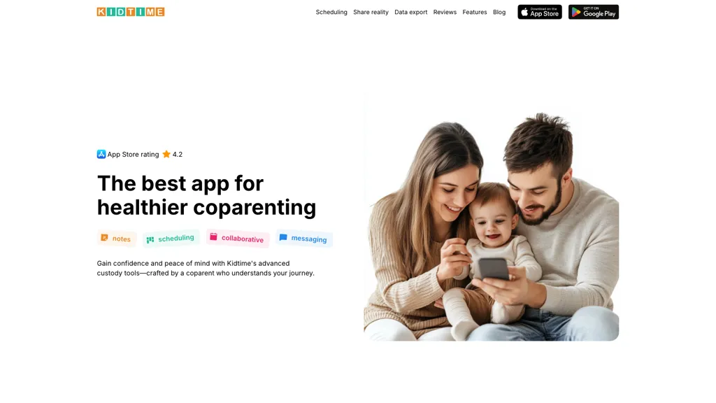 Kidtime AI tool screenshot