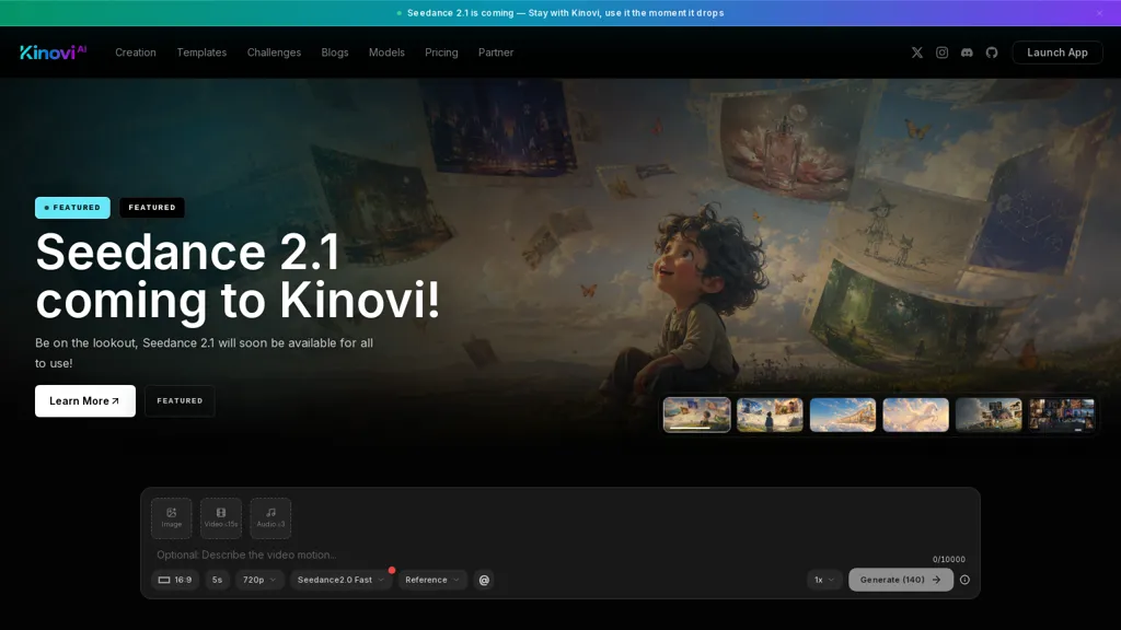 Kinovi AI AI tool screenshot