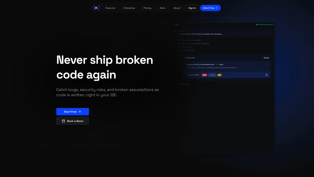 kluster.ai AI tool screenshot