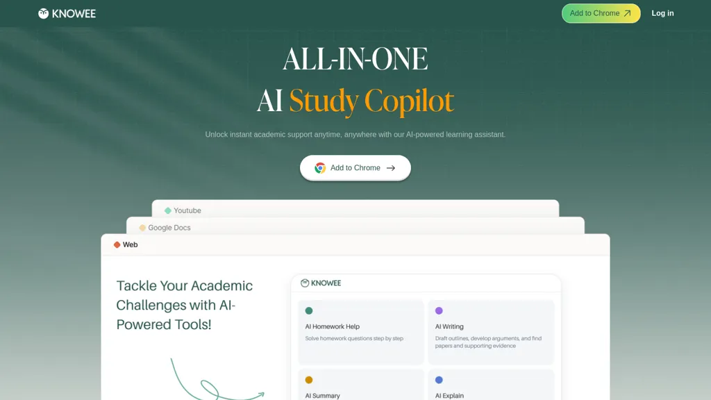 Knowee AI website