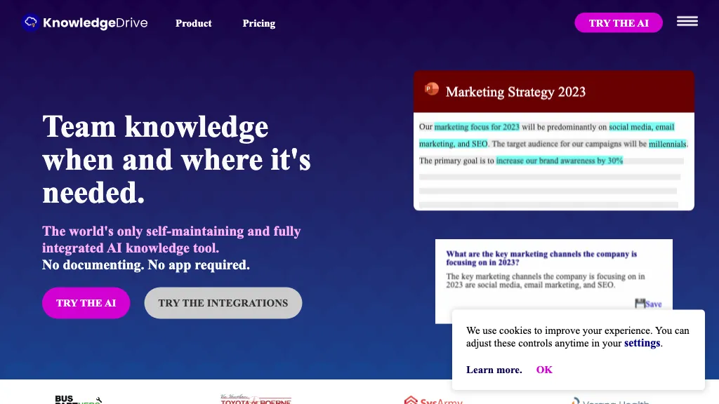 Knowledge Drive website
