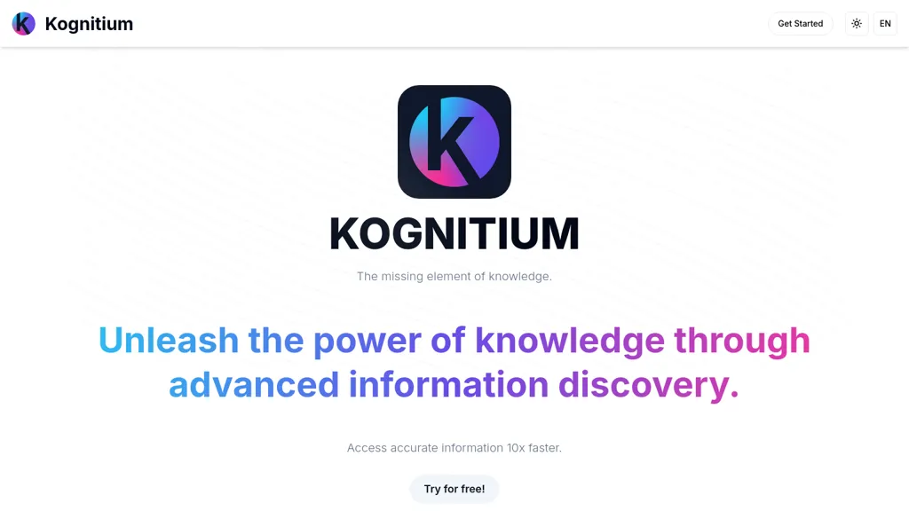 Kognitium website