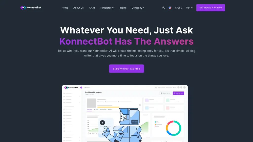 KonnectBot website