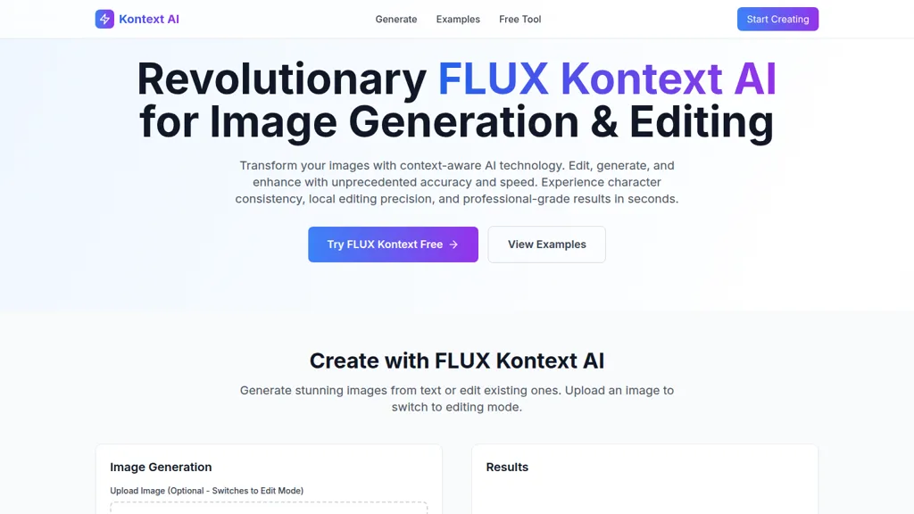 Kontext AI AI tool screenshot