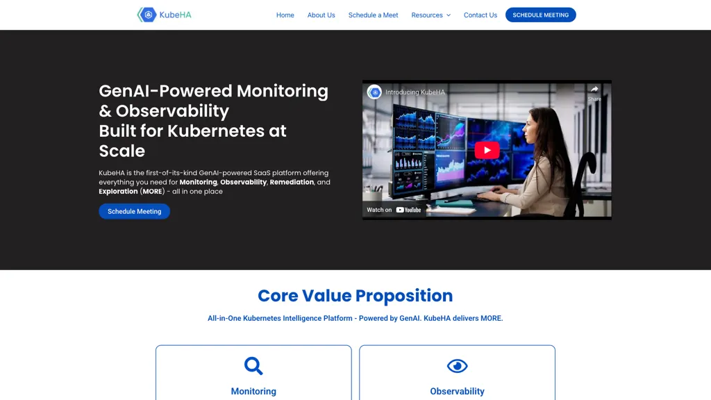 KubeHA AI tool screenshot