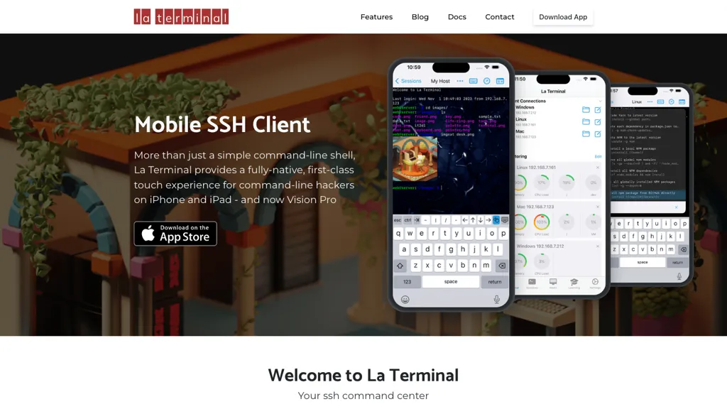 La Terminal website