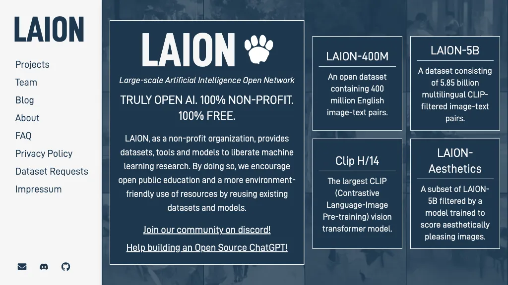 Laion website