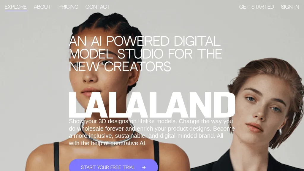 LalaLand.ai website