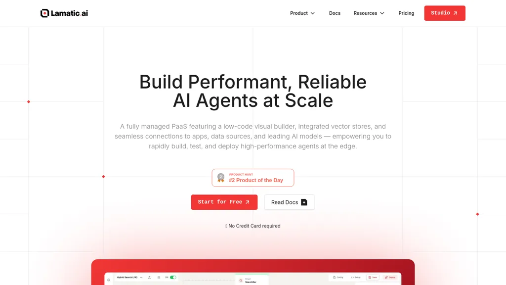 Lamatic.ai website