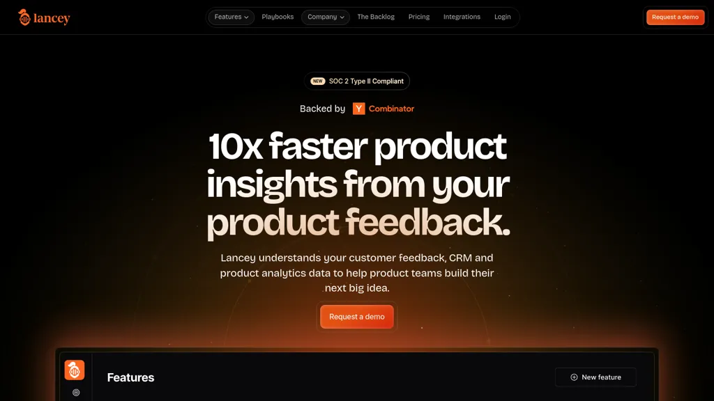 Lancey website