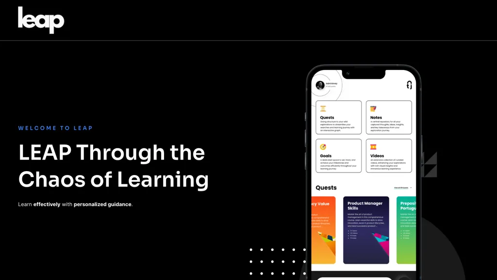 Leap Learning website
