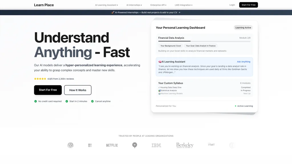 Learnplace AI AI tool screenshot