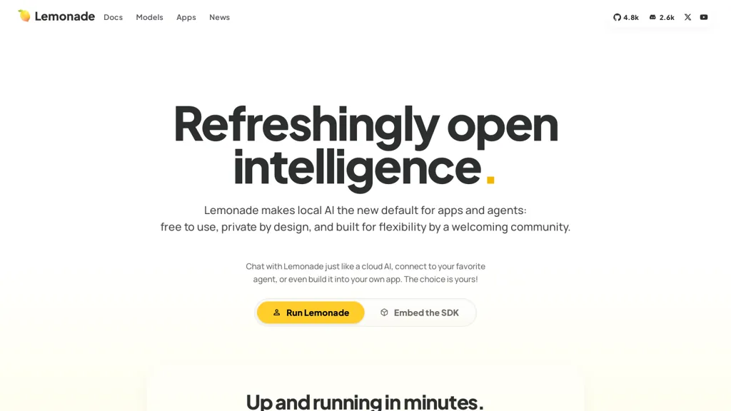 Lemonade AI AI tool screenshot