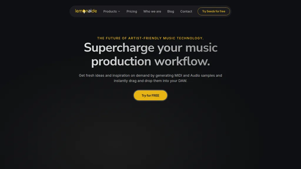 lemonaide.ai AI tool screenshot