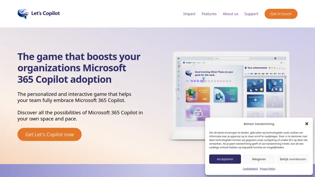 Let's Copilot AI tool screenshot