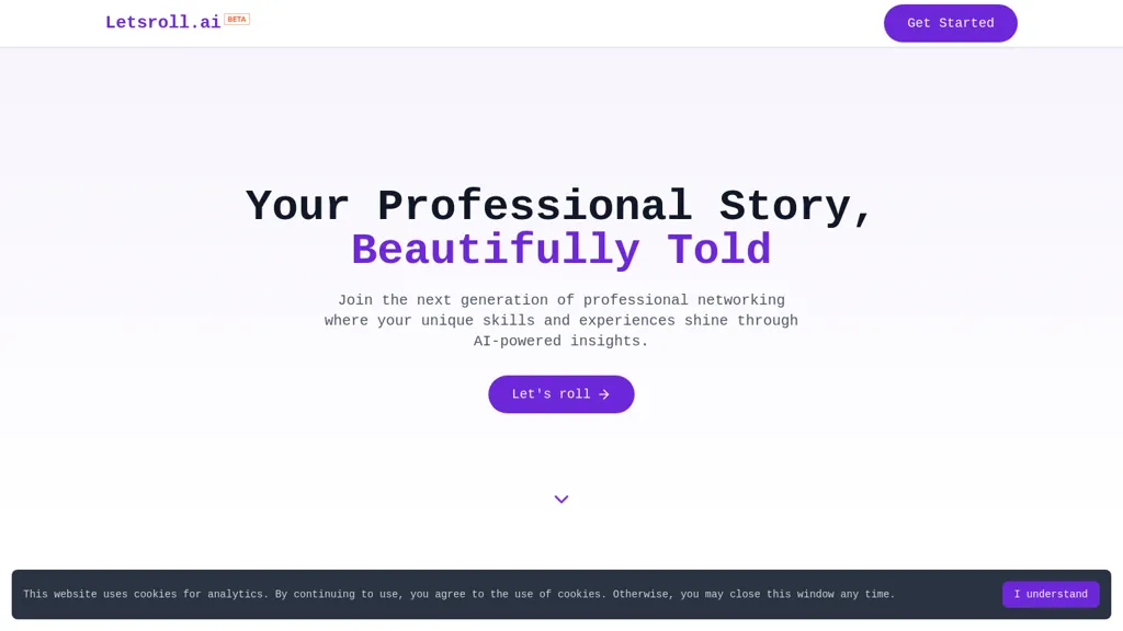 Letsroll.ai AI tool screenshot