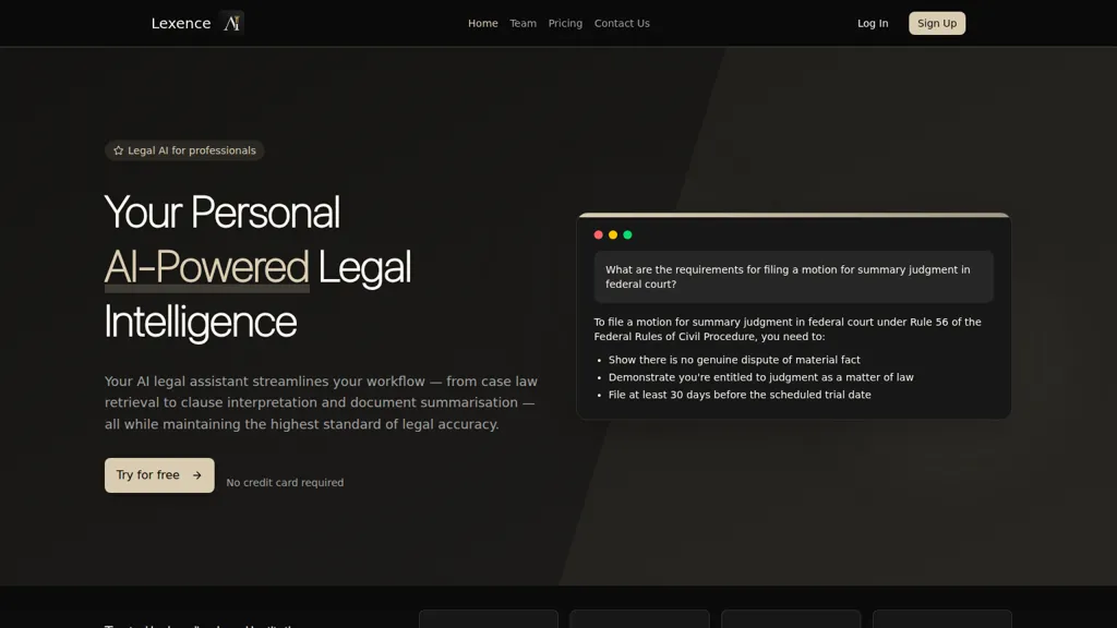 Lexence alternatives and competitors