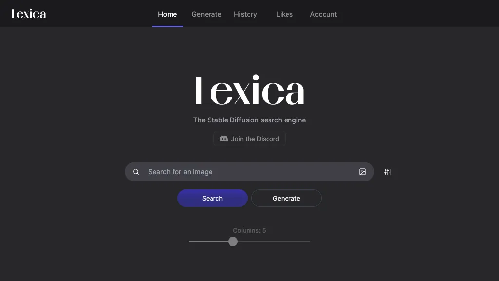 Lexica website