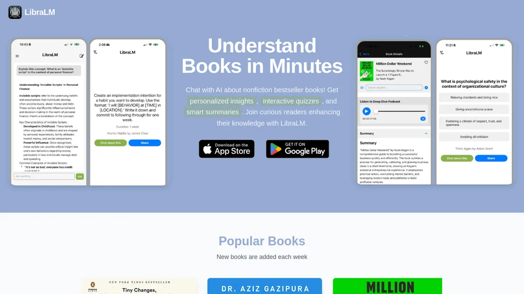 LibraLM website