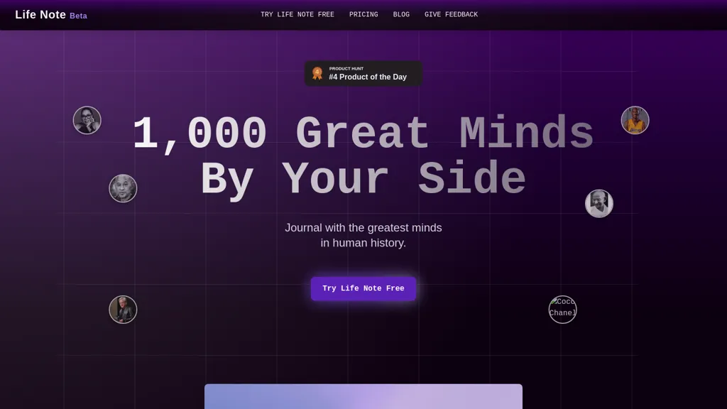 Life Note website