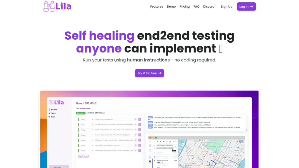 Lila website