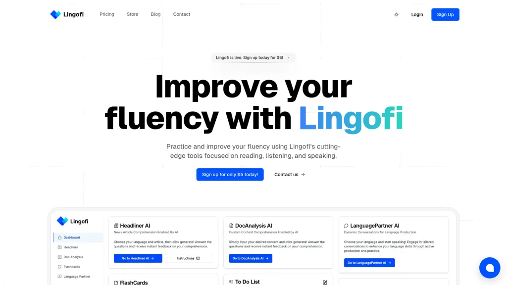 Lingofi alternatives and competitors