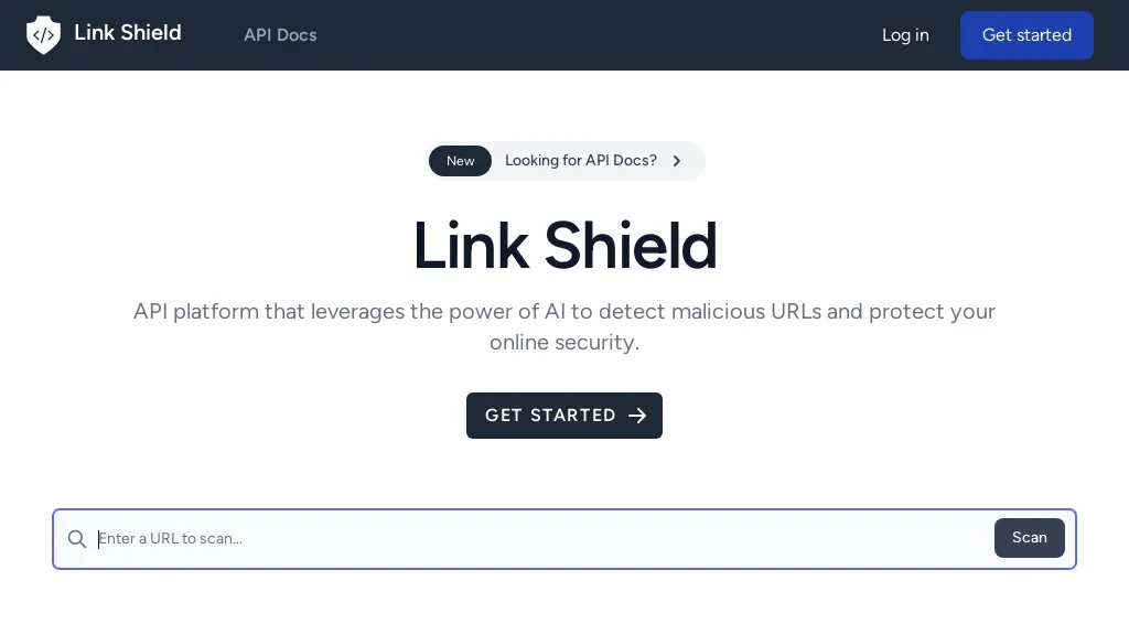 Link Shield website