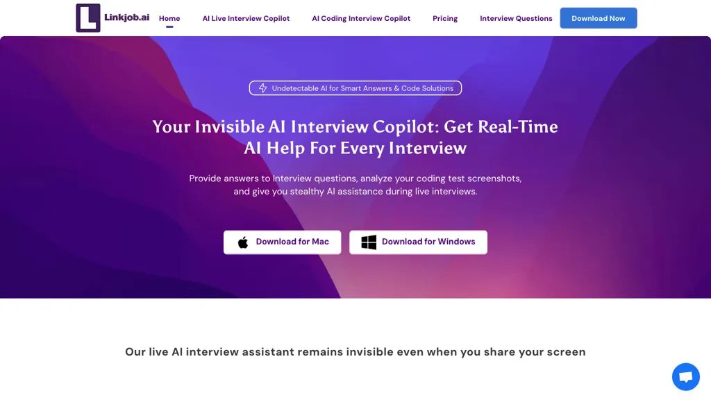 Linkjob.ai AI tool screenshot