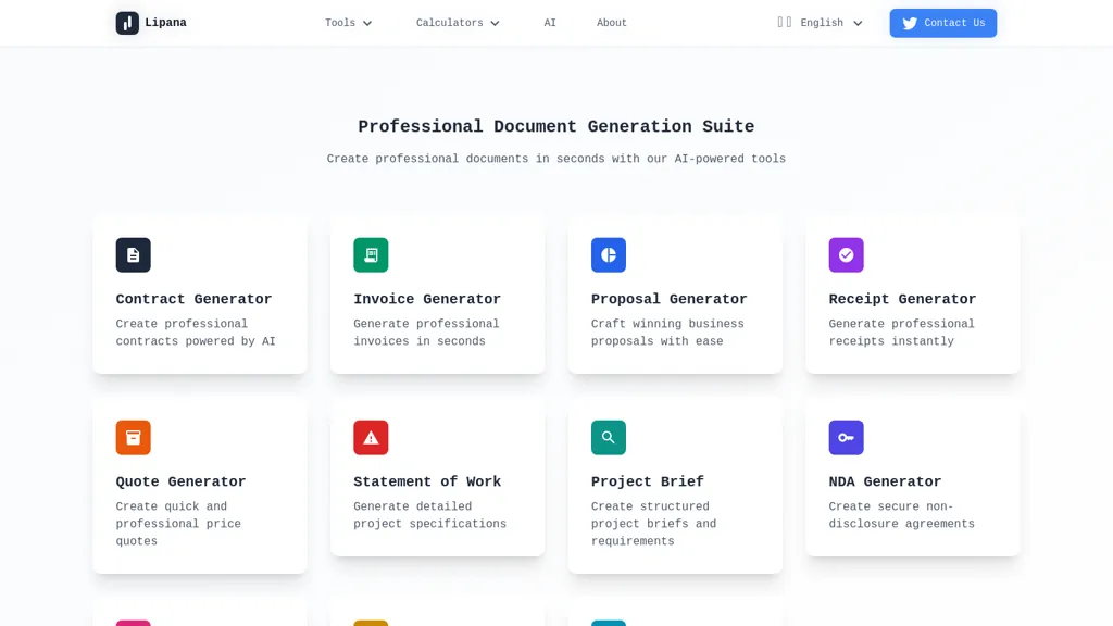Lipana website