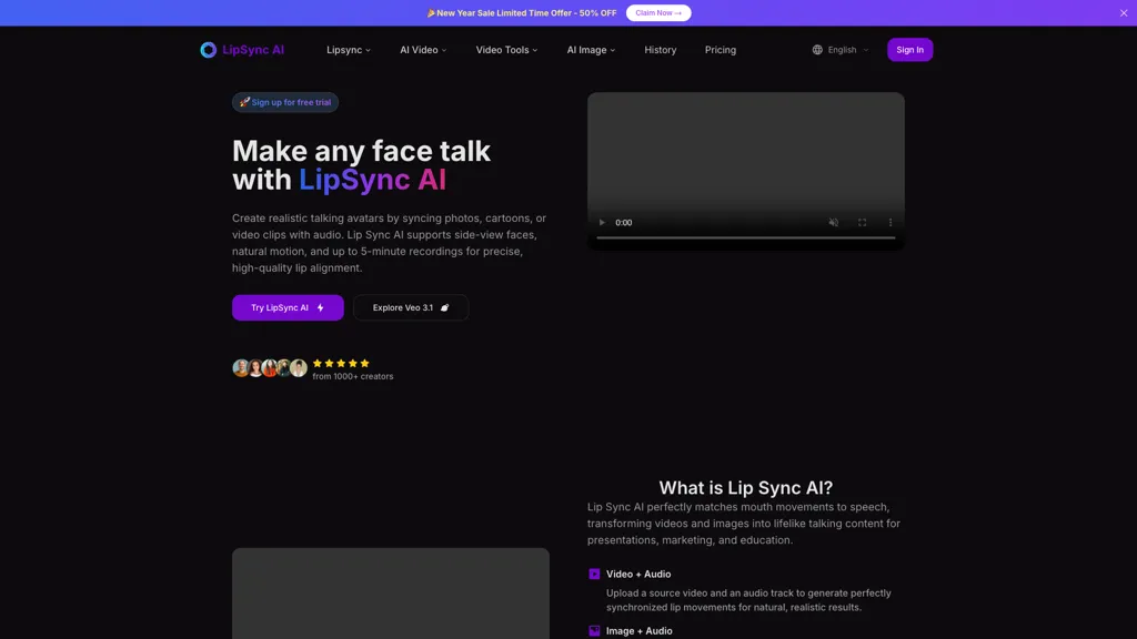 Lipsync AI alternatives and competitors