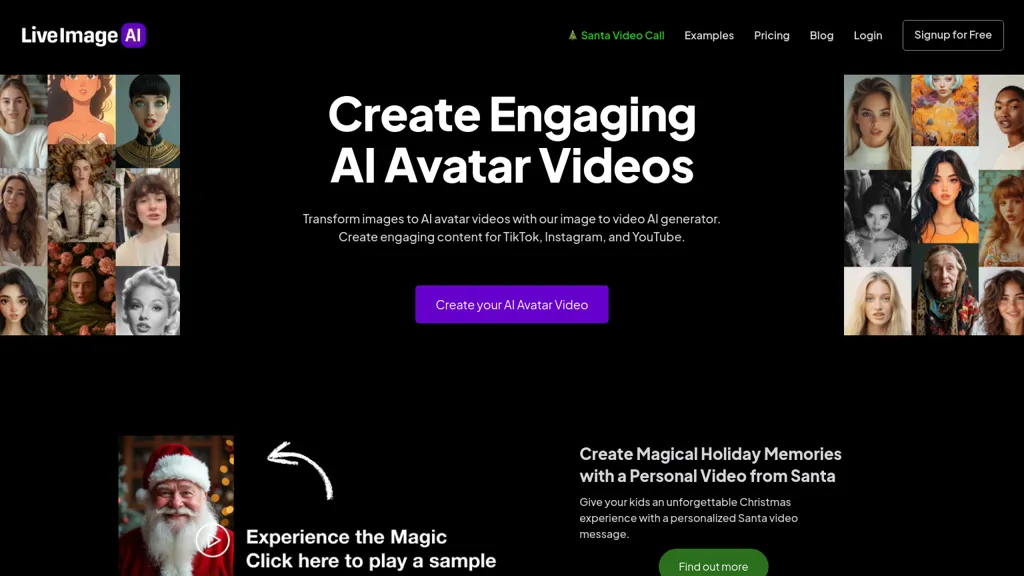 LiveImage AI Avatar AI tool screenshot