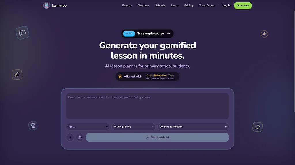 Llamaroo  AI tool screenshot