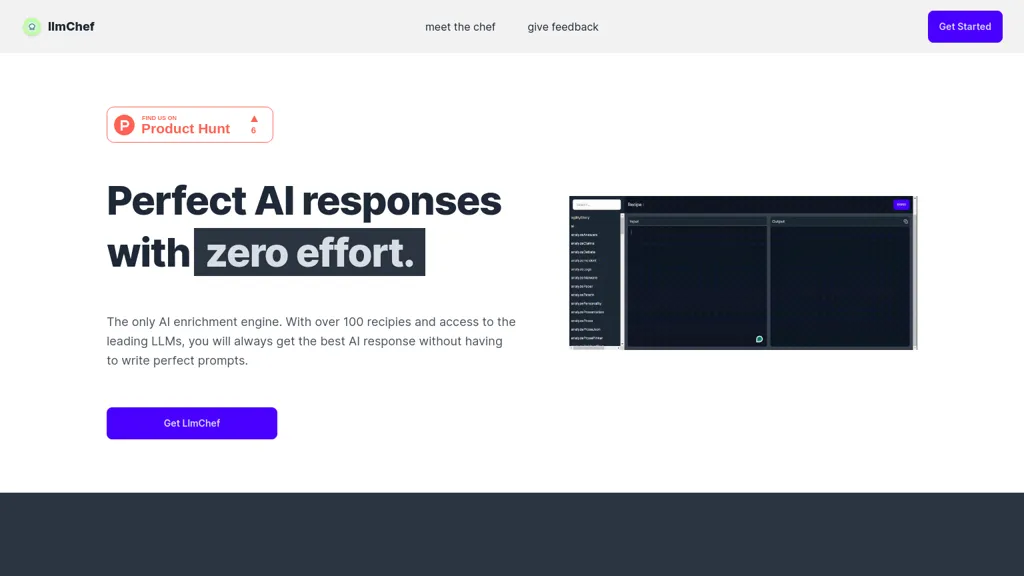 llmChef website