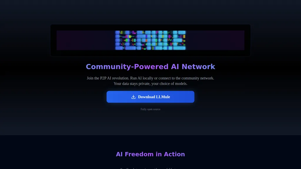 LLMule AI tool screenshot