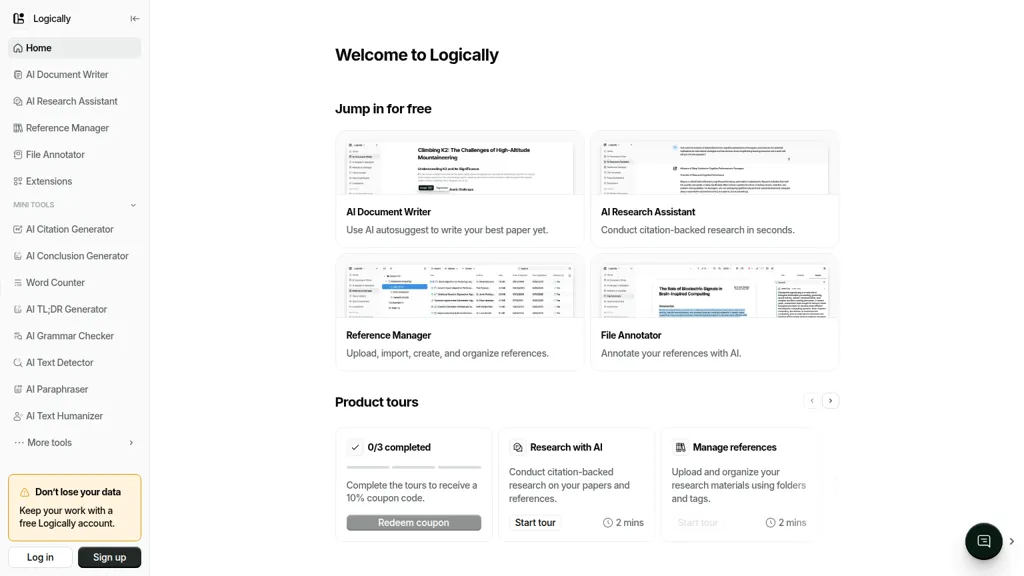 Logically.app alternatives and competitors