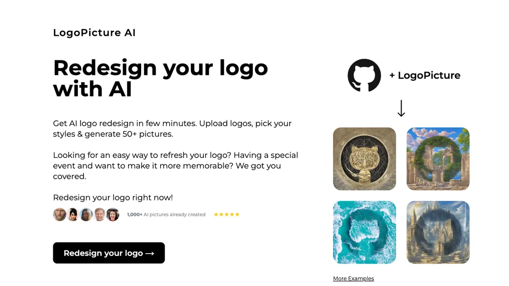LogoPicture AI website