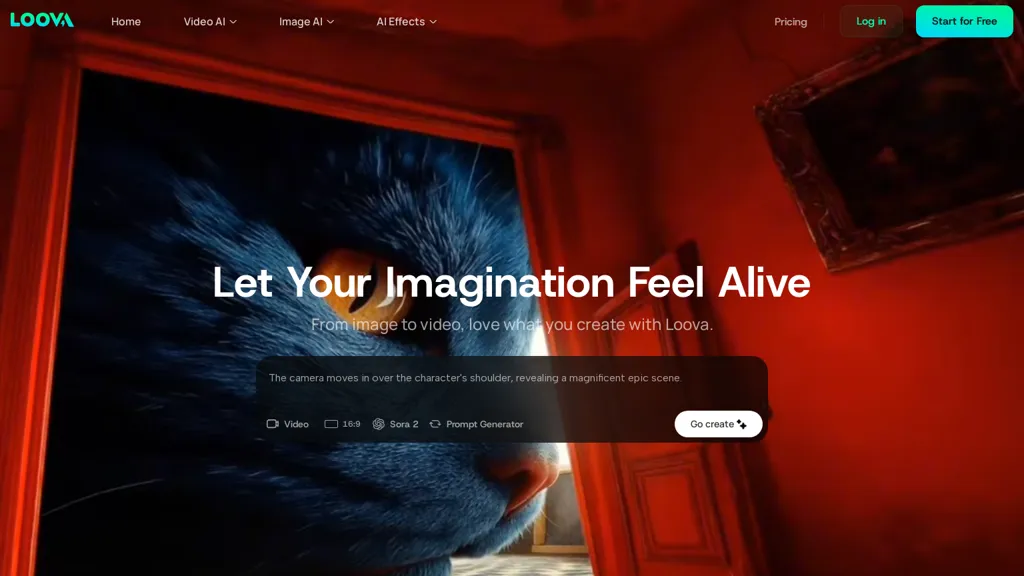 Loova AI tool screenshot