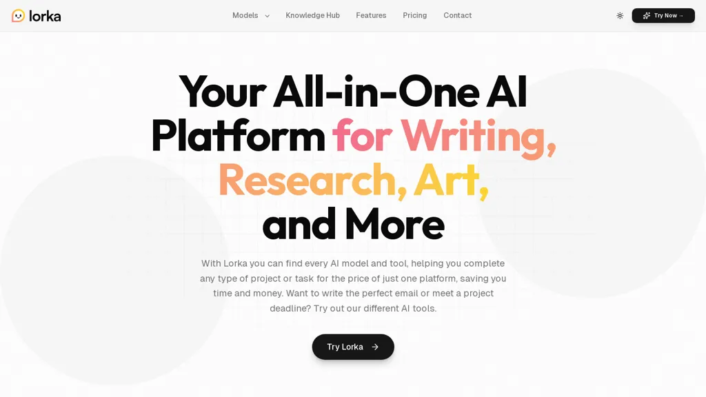 Lorka AI AI tool screenshot