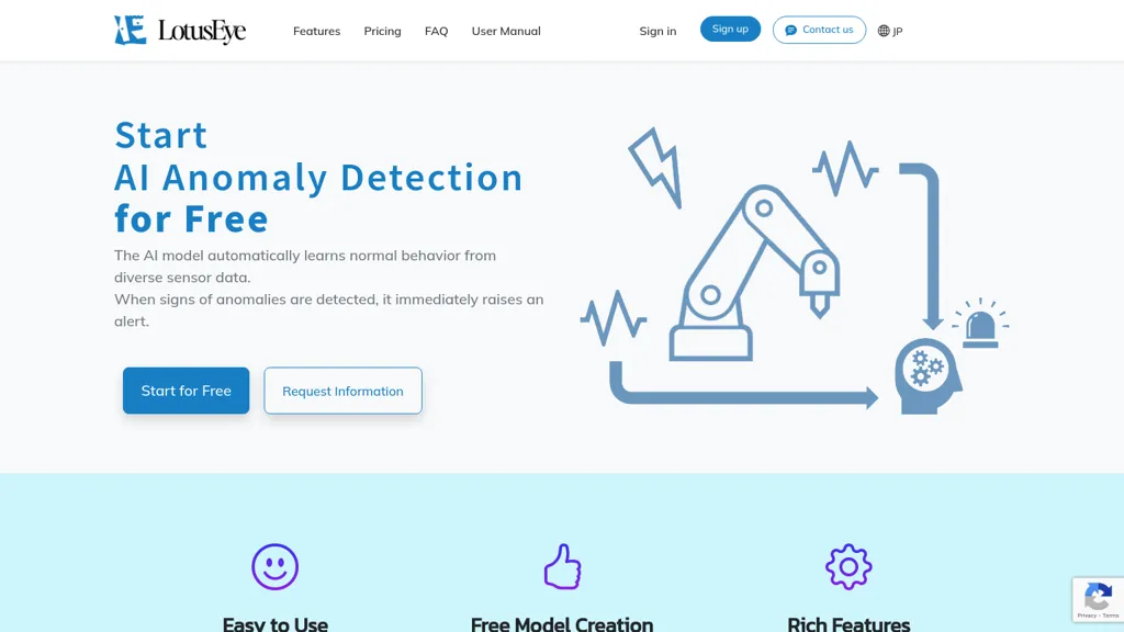 LotusEye website