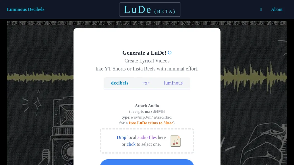 LuDe website